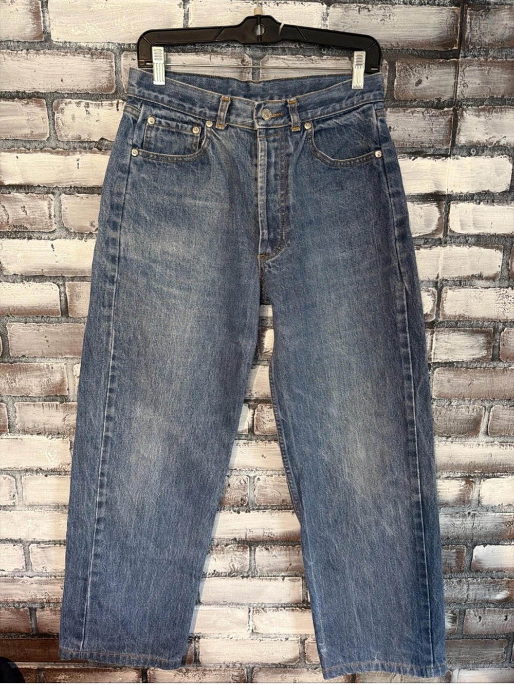 Polo Ralph Lauren Vintage Blue Denim Straight Leg Jeans Women Size 10 Made in US